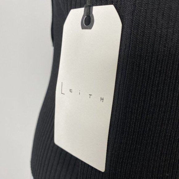 Leith Rib Henley Sweater in Black (NWT) - Picture 9 of 9